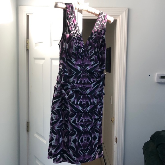 Black and Purple Dress - Size 8 - NWT Bisou Bisou - Picture 2 of 5